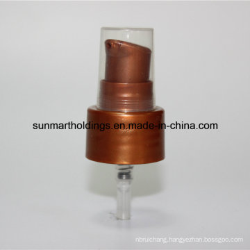 Aluminum Plastic Cream Pump with Overcap